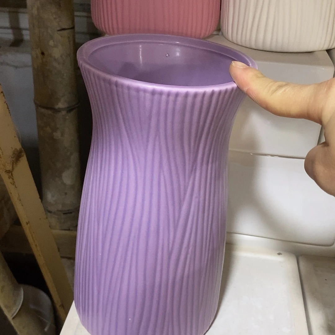 陶杯子陶盆有孔 瑕疵介意勿