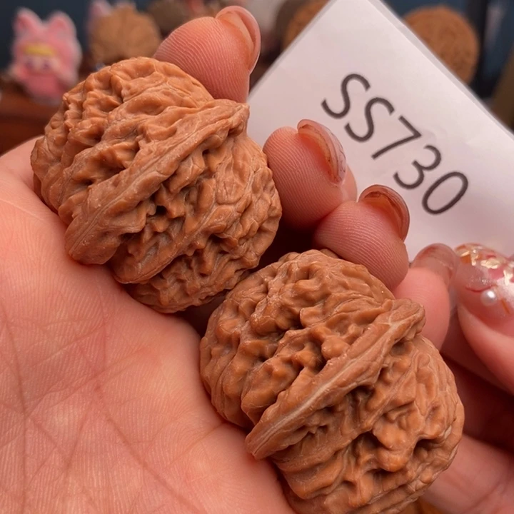 把件文玩核桃大肚42红皮汉高楼40