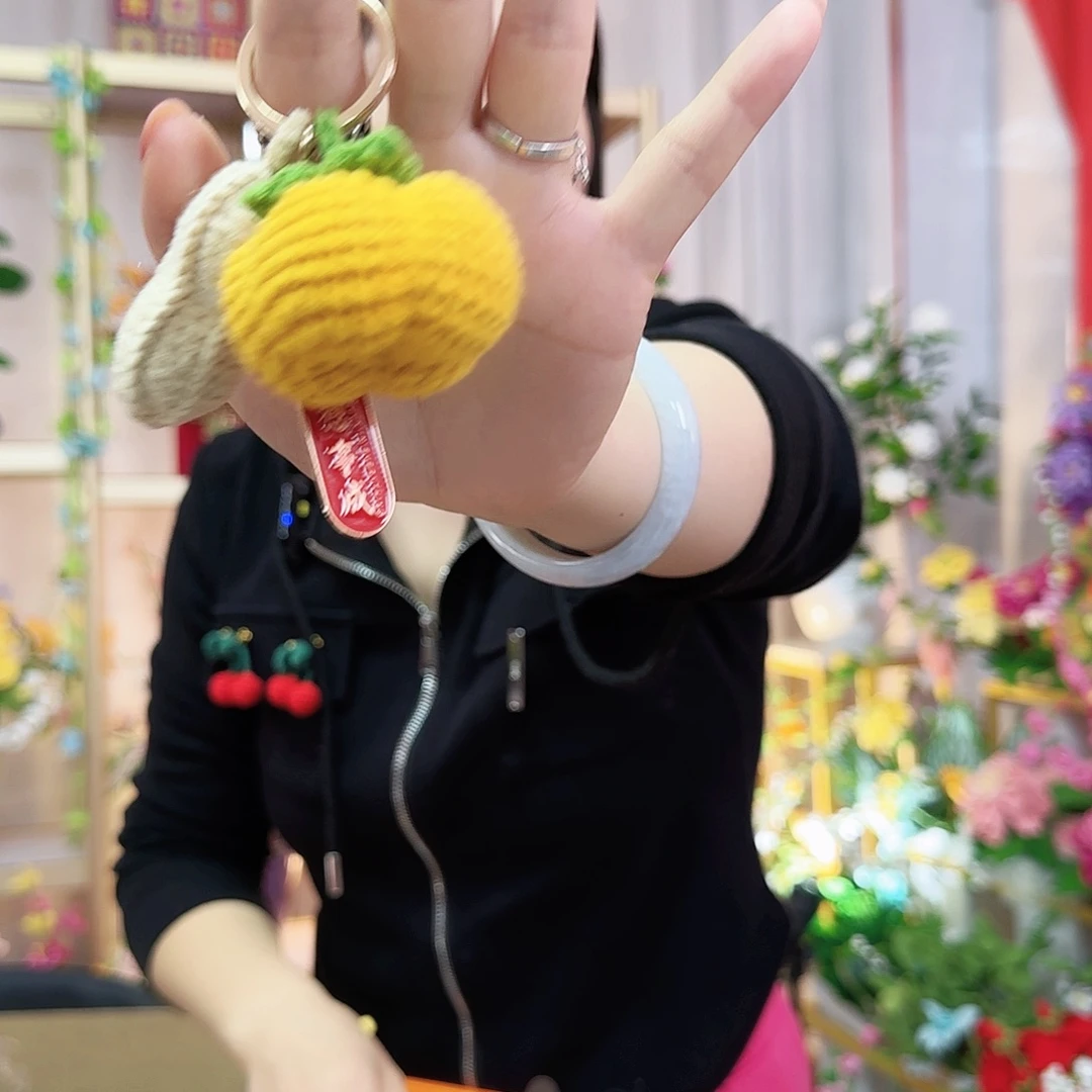 纯手工钩织手工钩织设计挂件