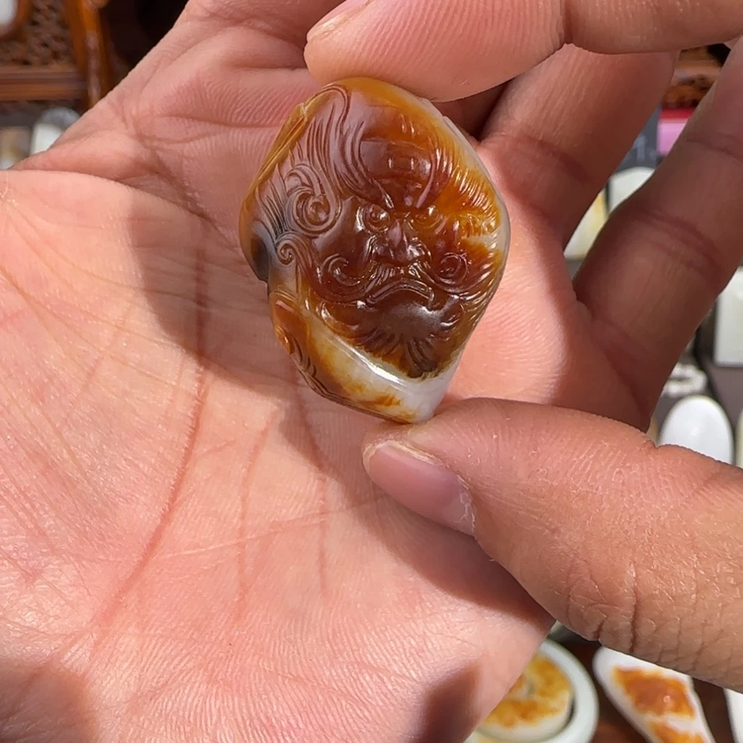 和田玉（子料）未镶嵌颈饰【钟馗】