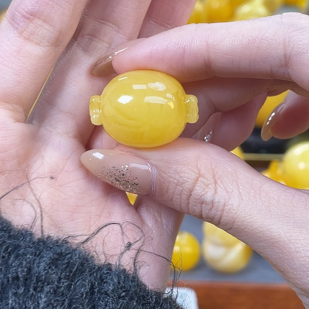 琥珀未镶嵌珠宝奇石琥珀蜜蜡J1214