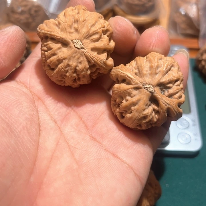 *****文玩核桃把件文玩核桃手把件红锦鲤