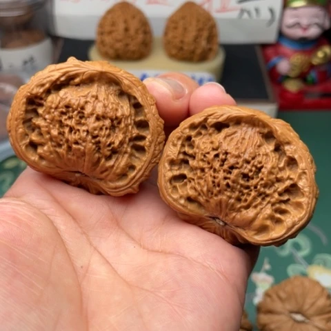 【闪购商品】文玩核桃把件45全品蛇