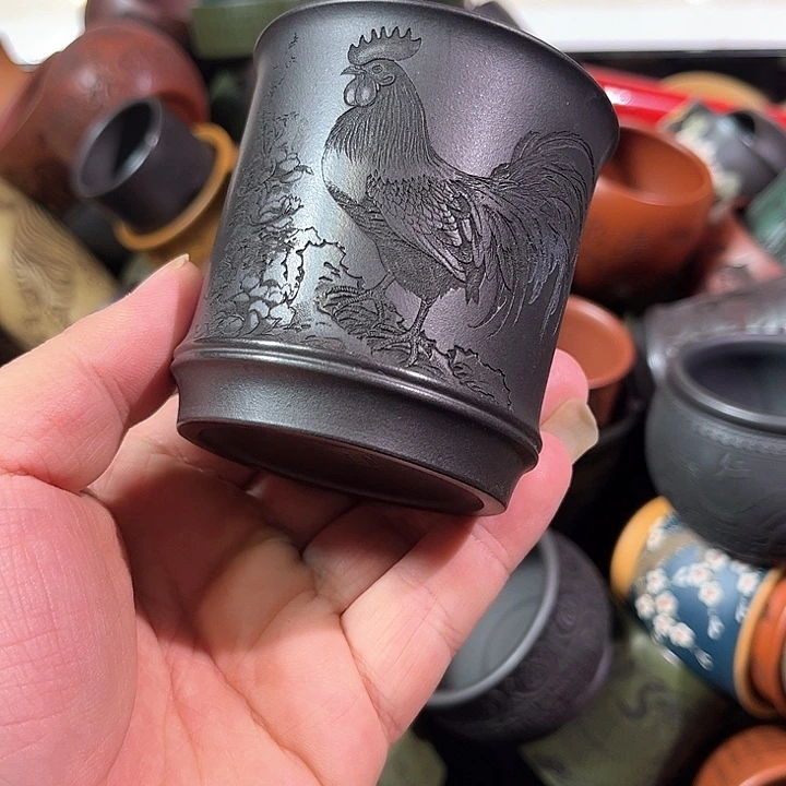 茶杯紫砂全手工紫砂主人杯