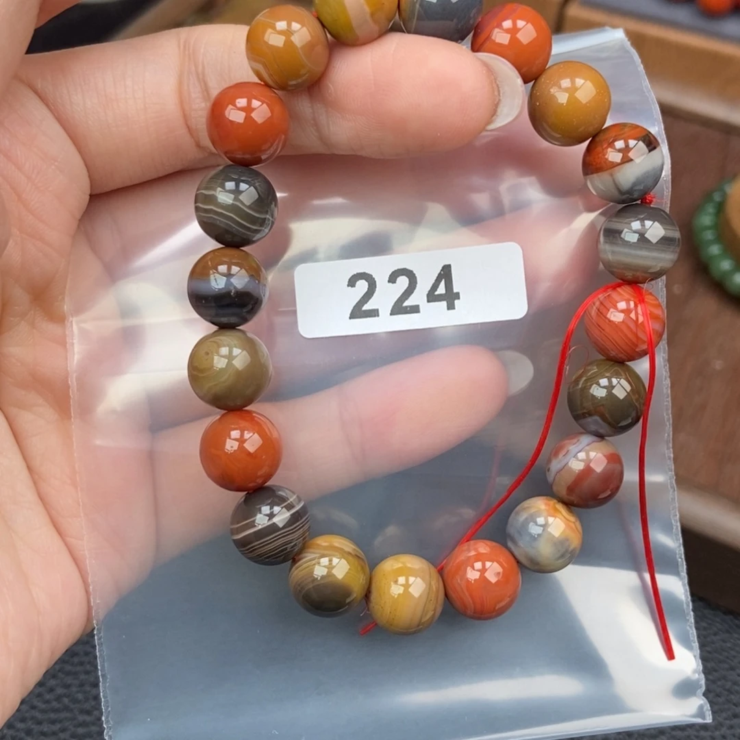 南红玛瑙未镶嵌手链