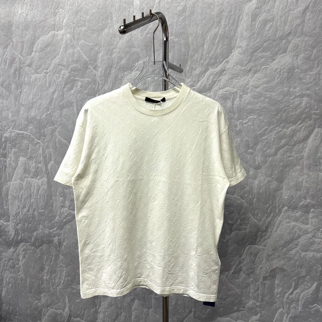 全新未使用 LouisVuitton/路易威登 SS24满印针织短袖 L码 J00267