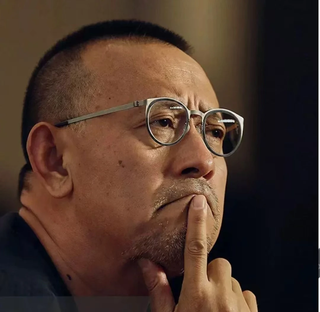 姜文同款9704潮流时尚男士超轻纯钛圆框近视眼镜可配变色镜片