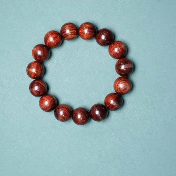 海南黄花梨紫油梨老料1.5圆珠文玩手串多样性发一