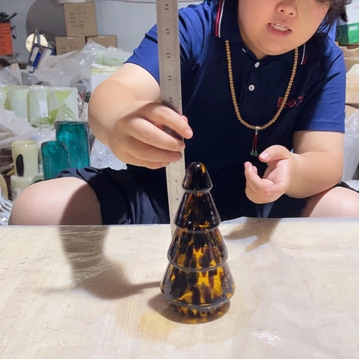 琉璃高20轻奢琉璃花器微瑕福利