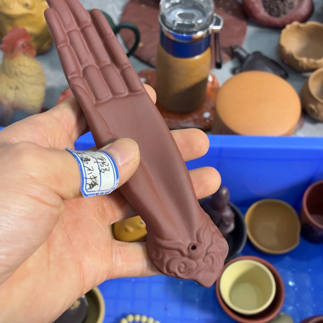 紫砂茶杯瑕疵不退不换介意勿拍