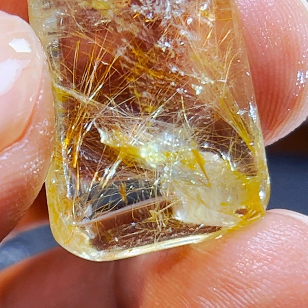 方***圆水晶颈饰未镶嵌水晶9