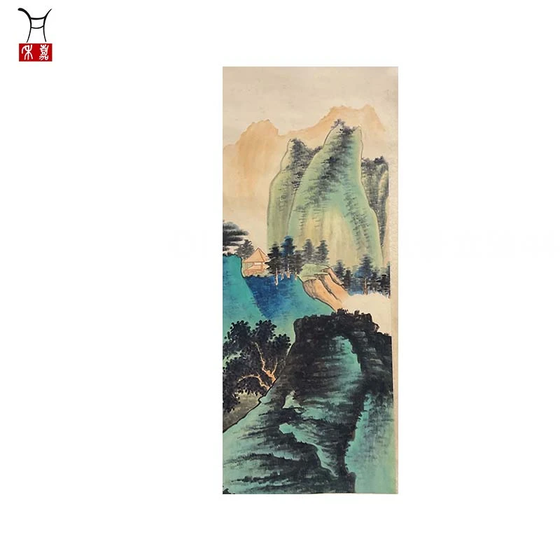 O1083风景立轴44x91/3.6平尺