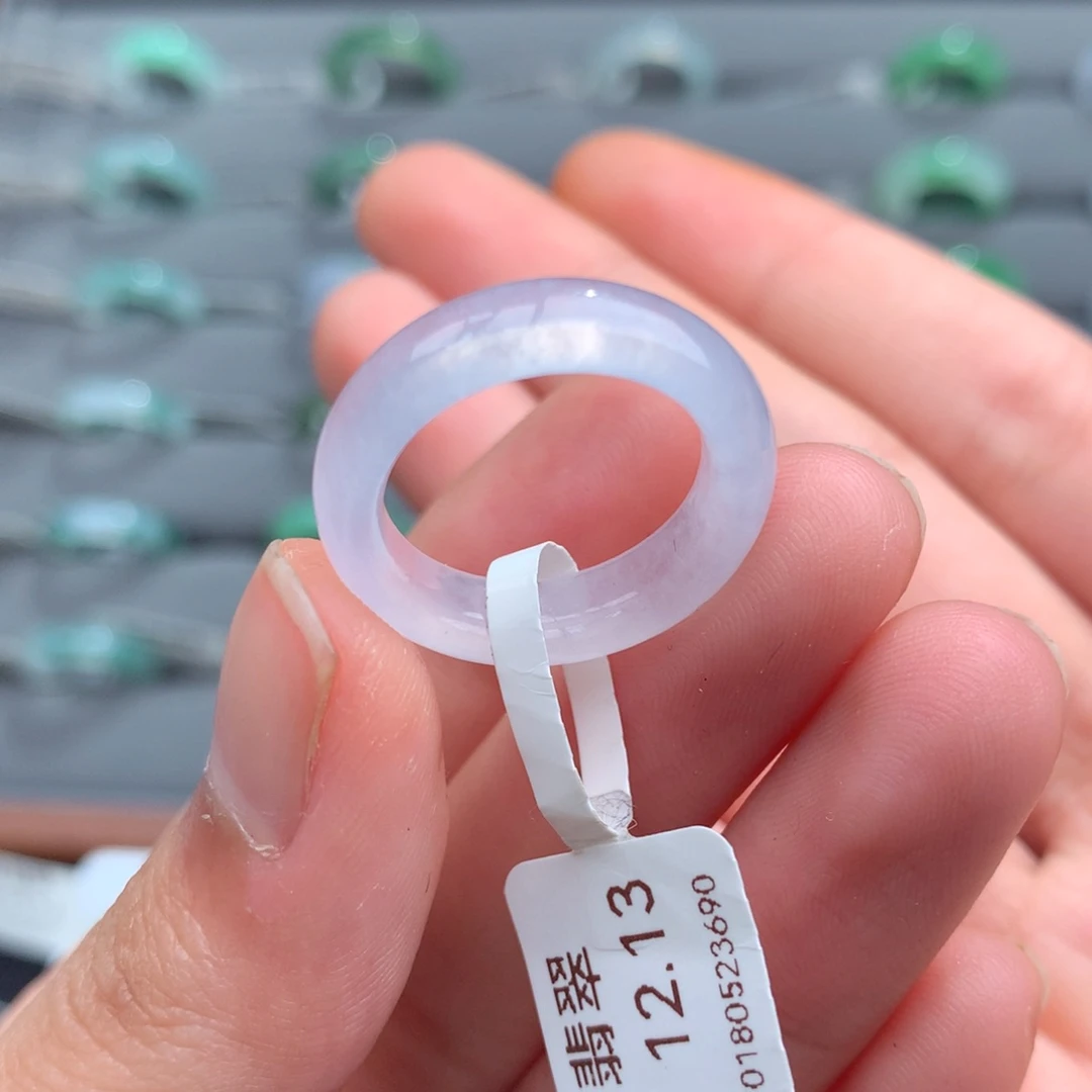 翡翠戒指未镶嵌天然