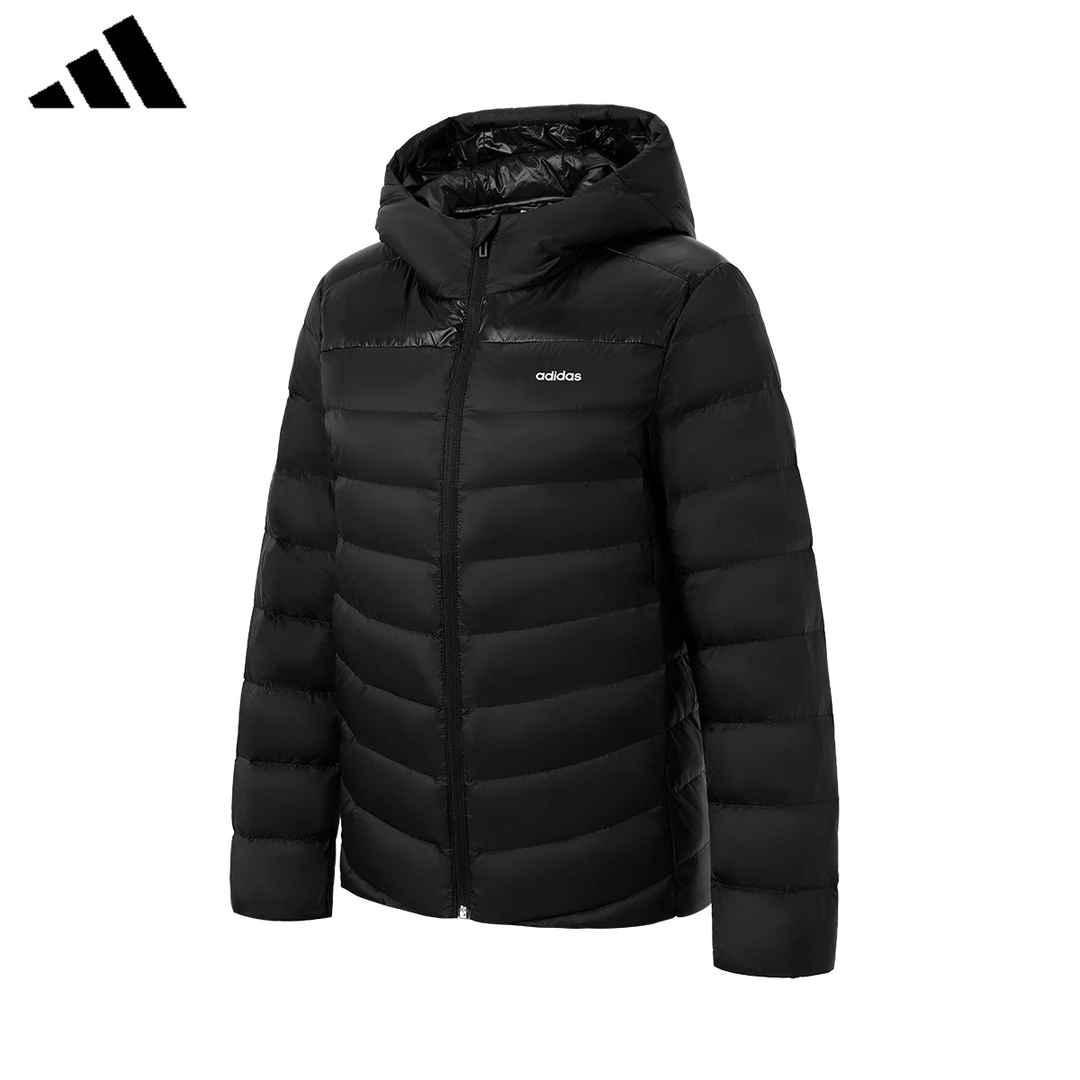 adidas/阿迪达斯羽绒服冬季新款女款鸭绒加厚防寒面包服保暖外套