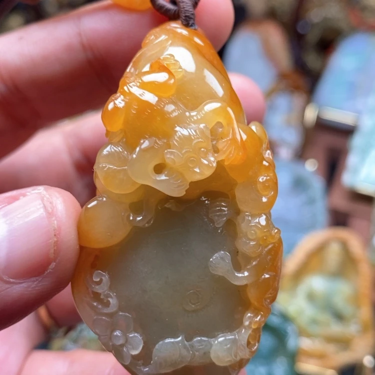 【闪购商品】颈饰未镶嵌翡翠缅甸翡翠A货吊坠