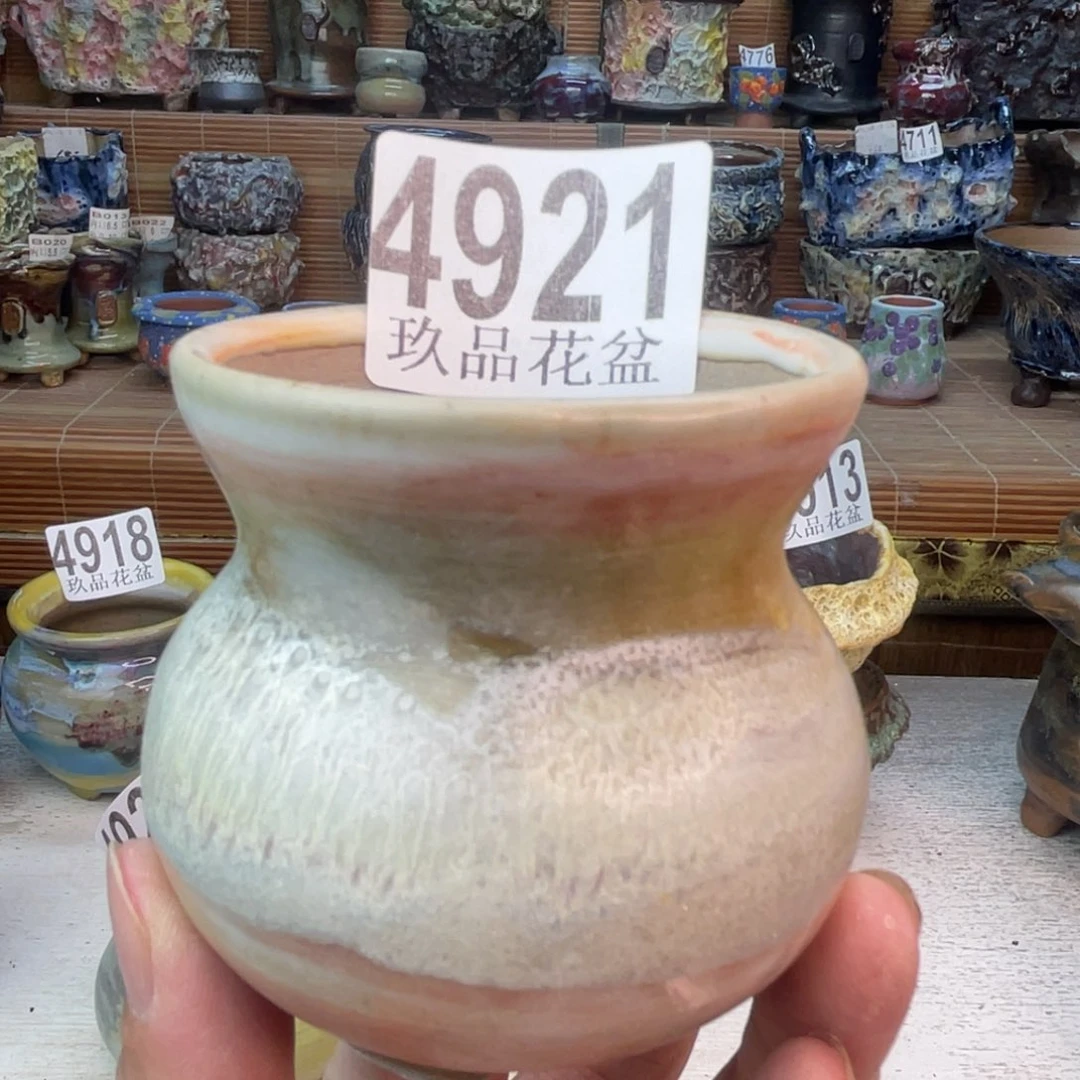 景德镇陶瓷手工花盆默认瑕疵