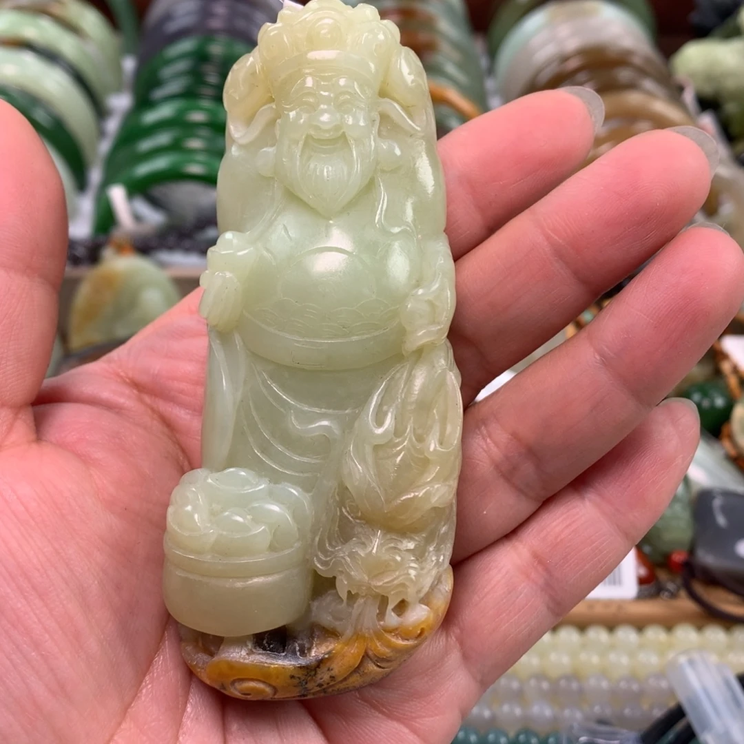 岫岩河磨玉（透闪石质玉）未镶嵌珠宝奇石