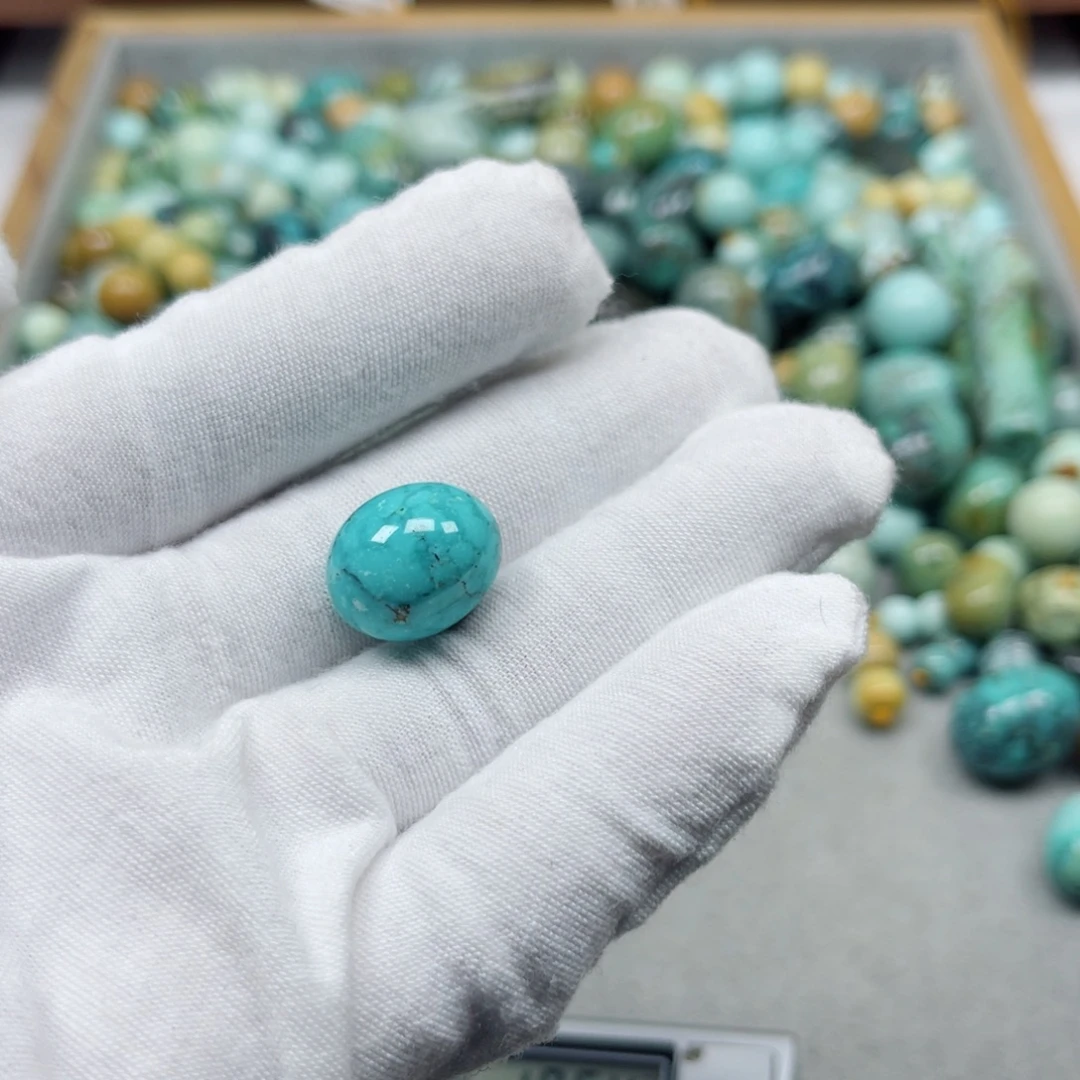 绿松石未镶嵌挂件