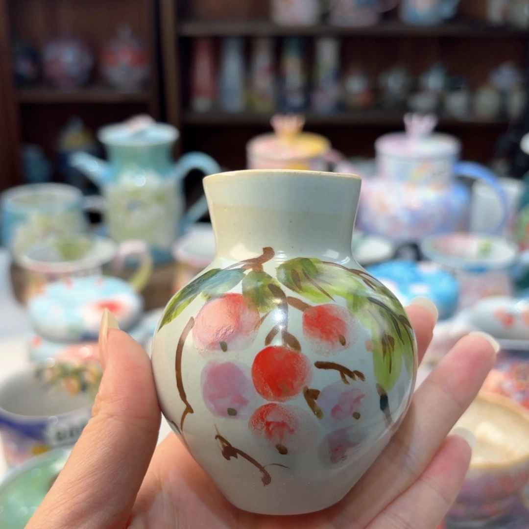 景德镇手绘高温釉下彩陶瓷茶具