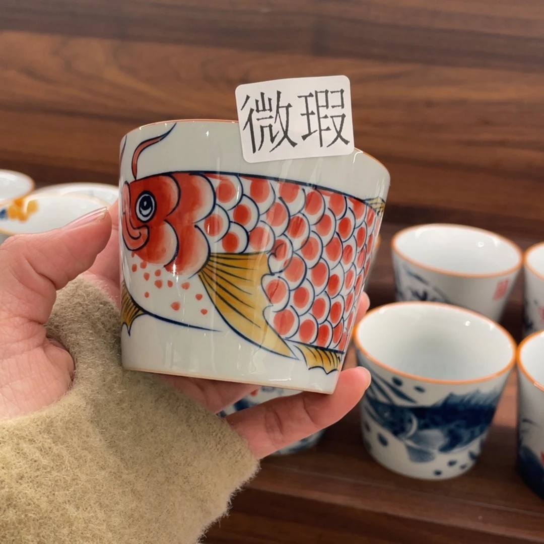 微瑕釉下彩纯手绘