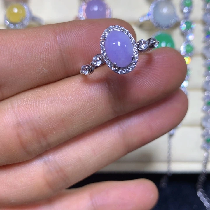 未镶嵌戒指翡翠翡翠戒指