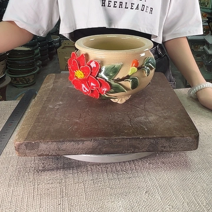 泳坤堂石湾盆陶瓷