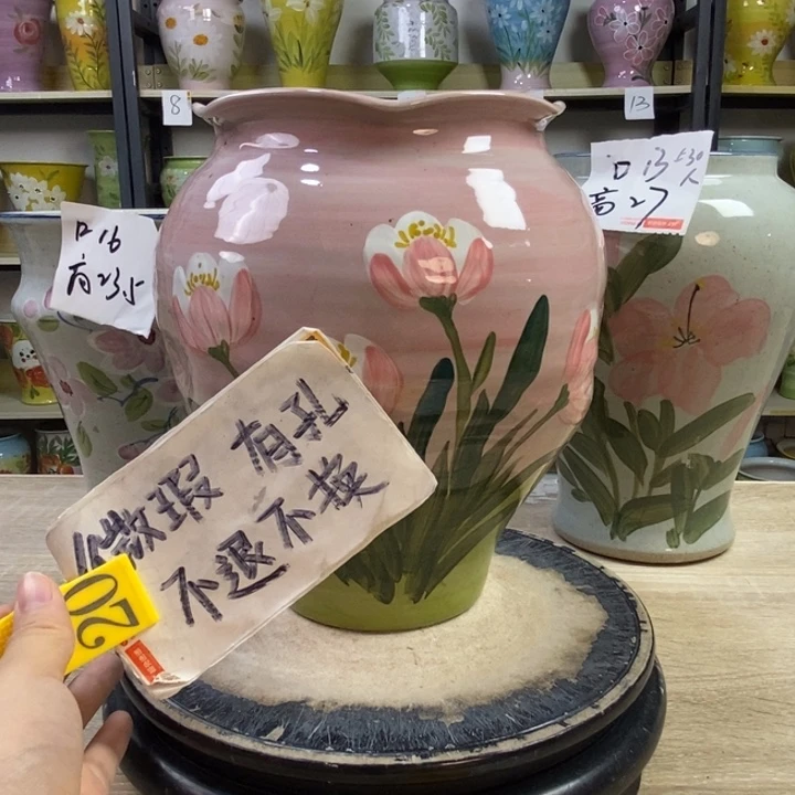 景德镇高温陶瓷花盆