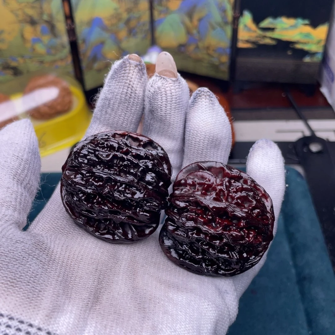 文玩核桃把件小**?四座楼