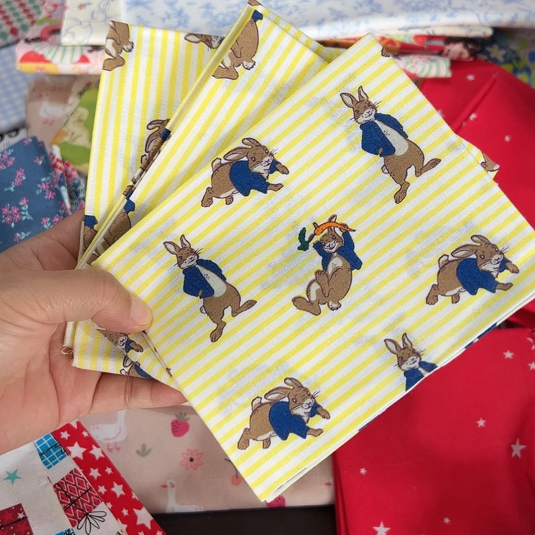 3片原单纯棉品牌小布块45.50厘米一片