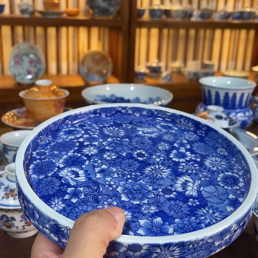 錡镇堂手工手绘壶承