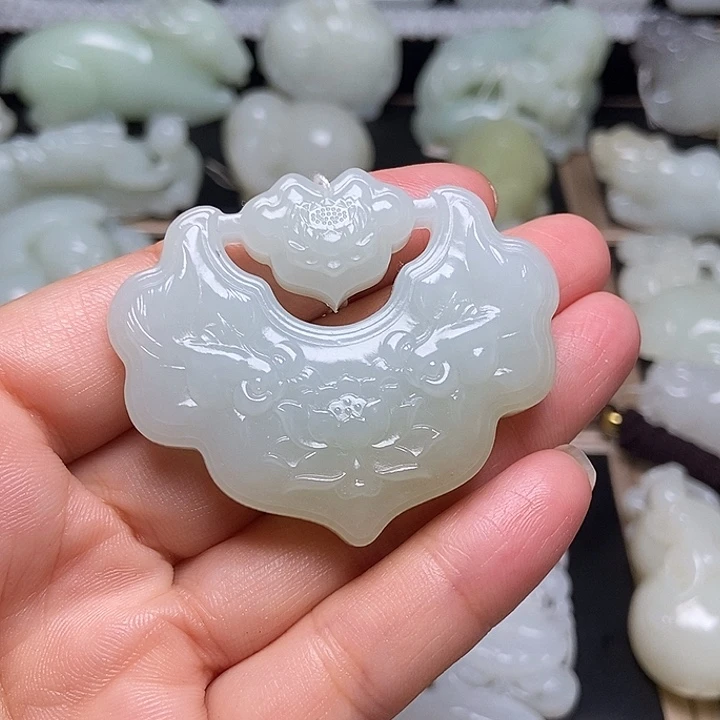 吊坠(不含链)未镶嵌和田玉