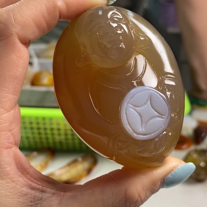 玛瑙/玉髓未镶嵌吊坠(不含链)
