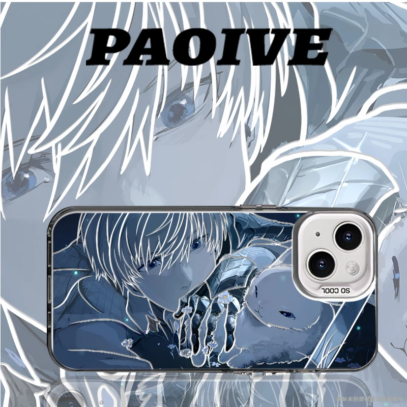 沈星回创意适用苹果华为vivoiPhone小米三星防摔彩银手机壳