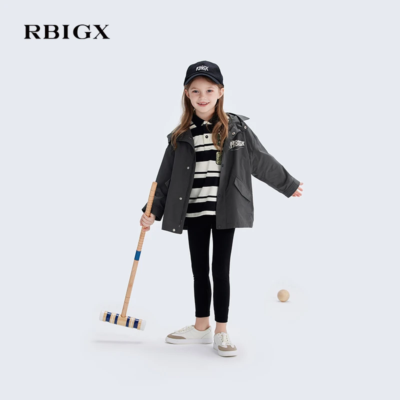 RBIGX瑞比克童装新款百搭潮流休闲运动帅气男女童外套