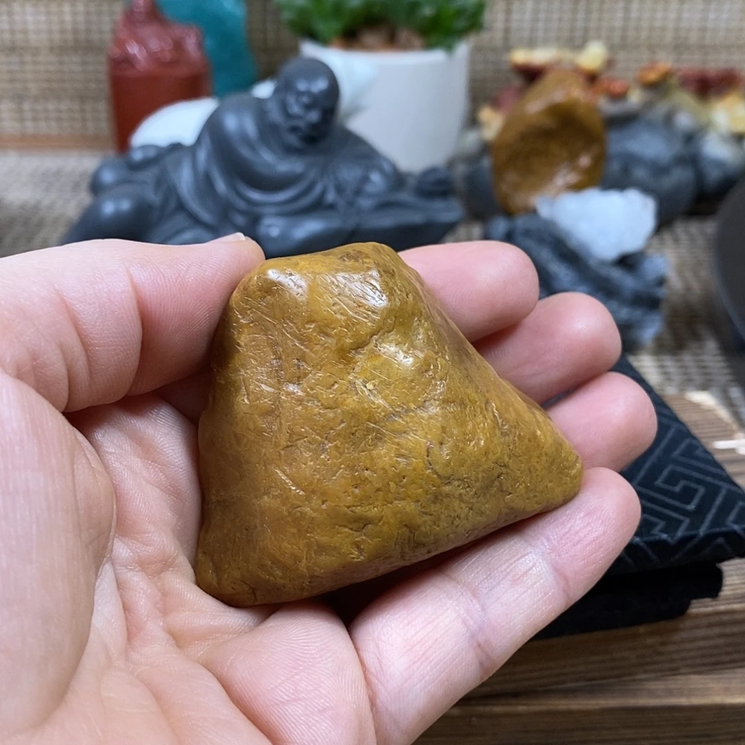 寿山石印石无头佛