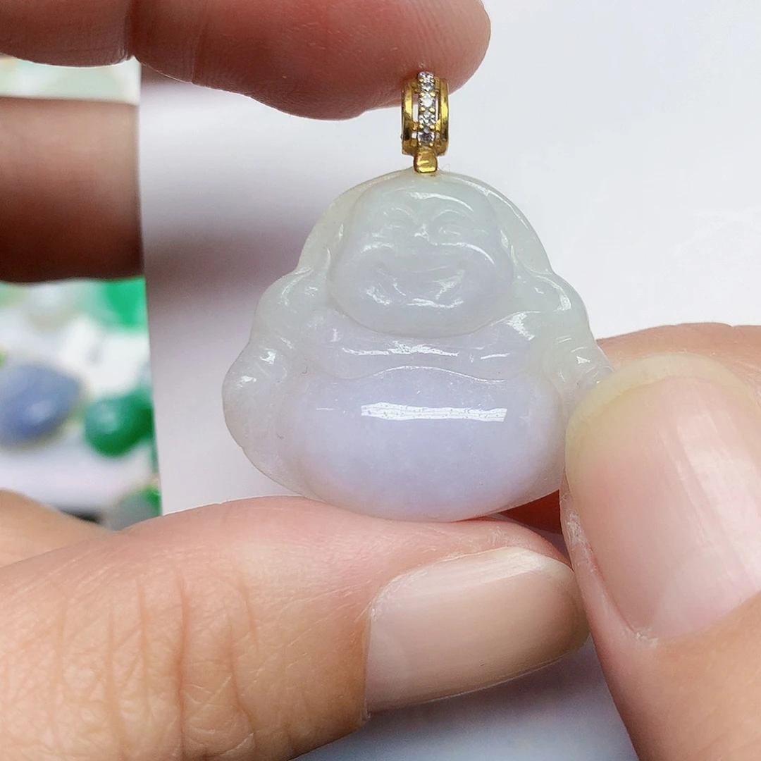 翡翠未镶嵌颈饰356778