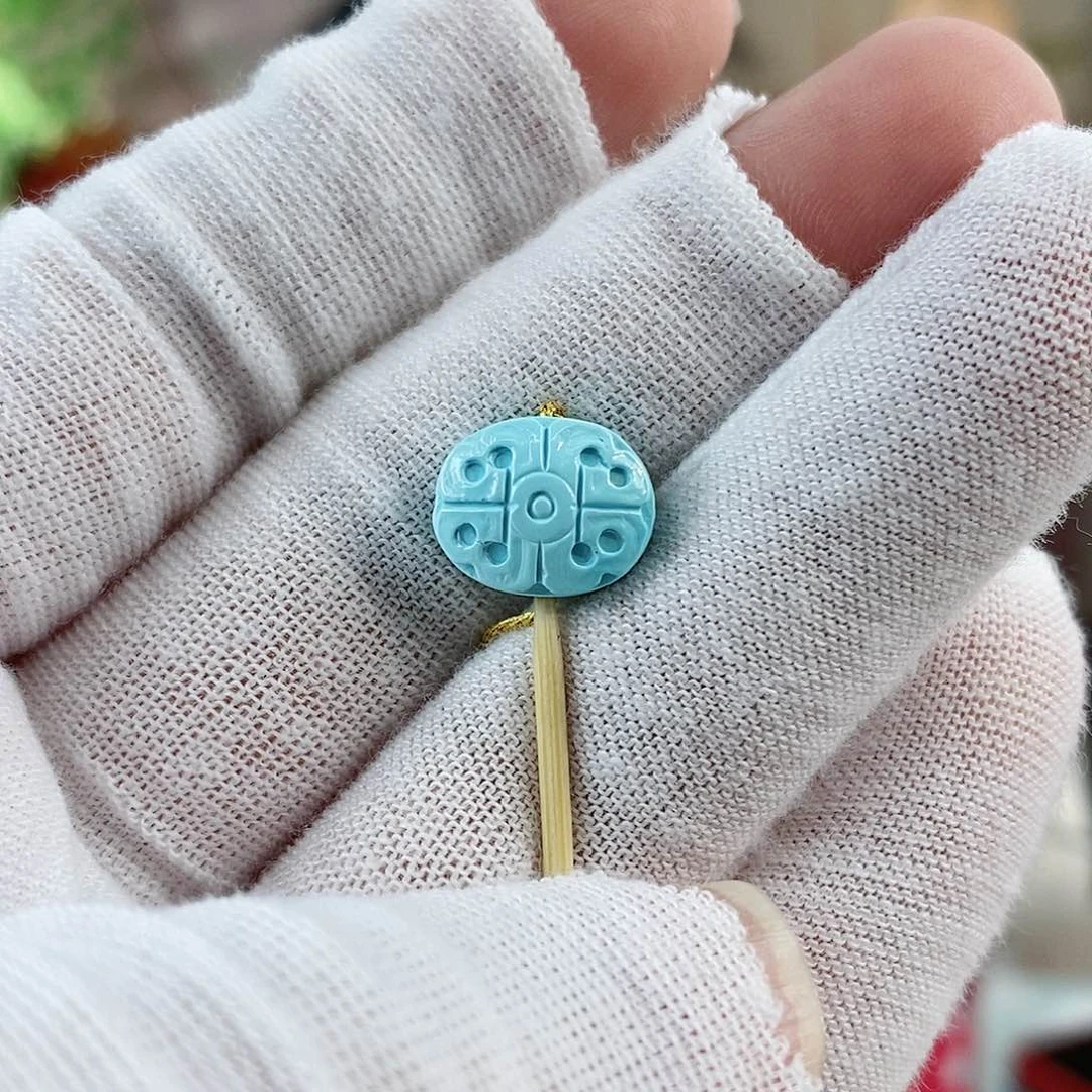 绿松石珠宝奇石未镶嵌