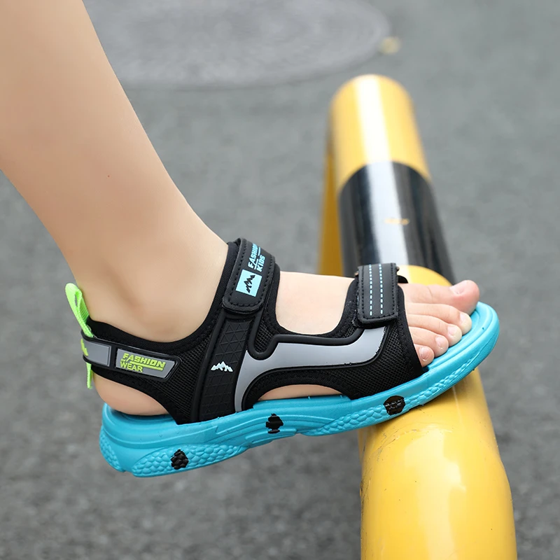 男童凉鞋2025新款夏季儿童休闲鞋子防滑软底中大童宝宝男孩沙滩鞋