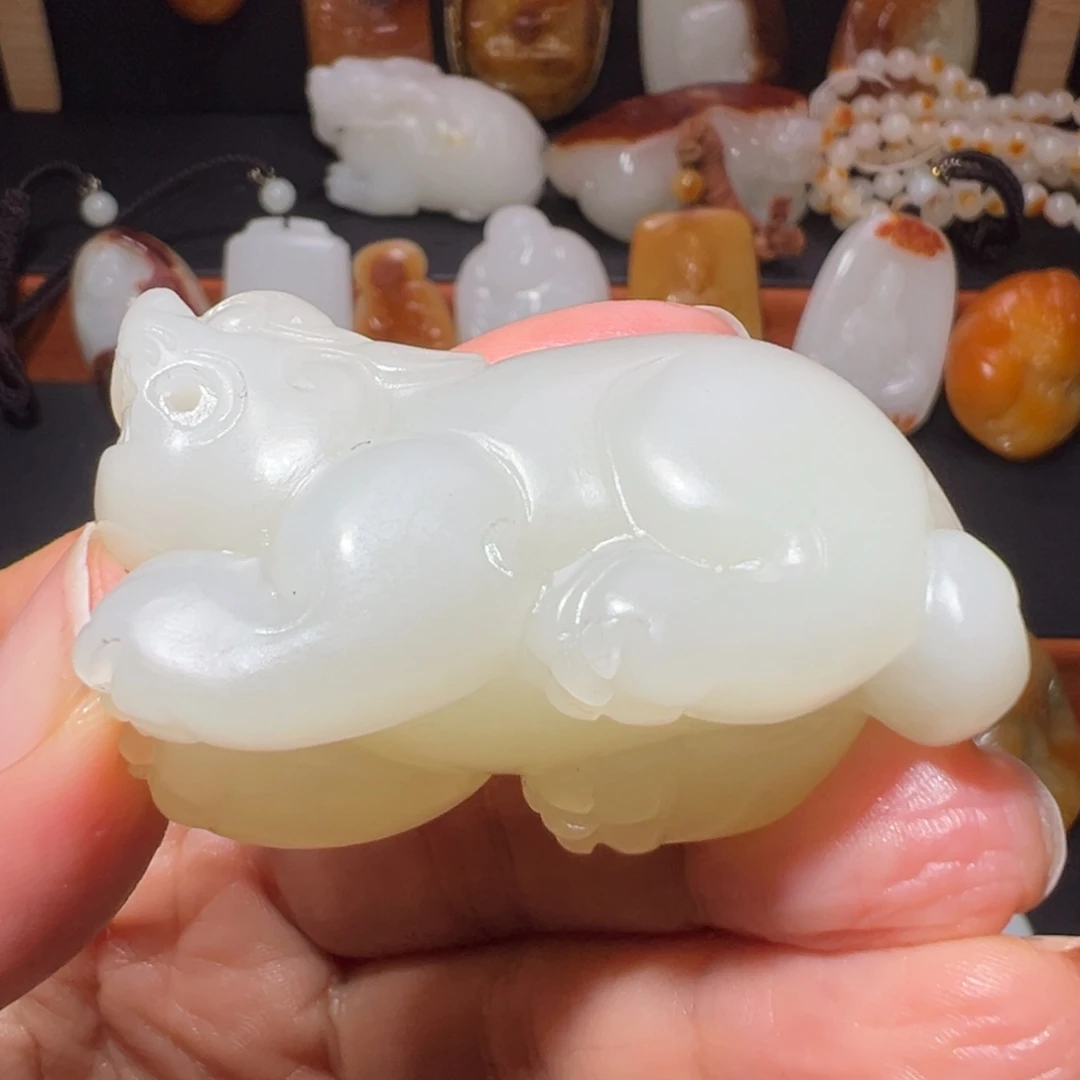 杜***～和田玉未镶嵌颈饰