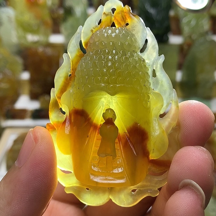 蛇纹石玉未镶嵌珠宝半成品