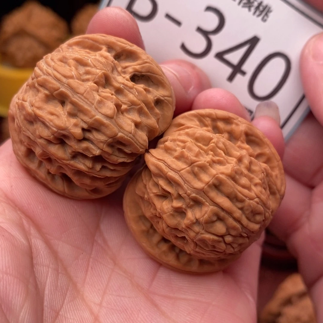 文玩核桃把件磨盘35