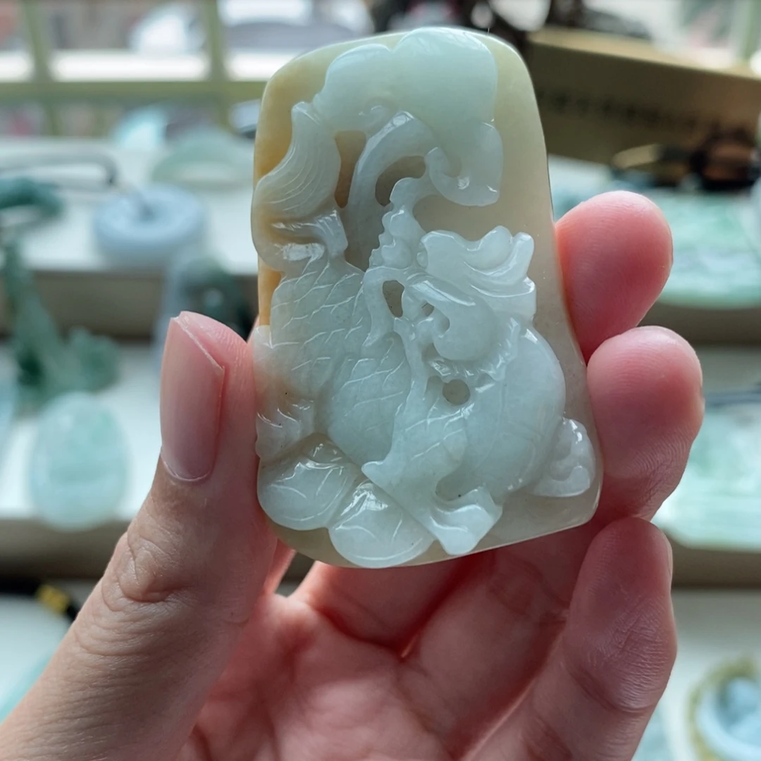 【闪购商品】颈饰未镶嵌翡翠天然缅甸A货翡翠
