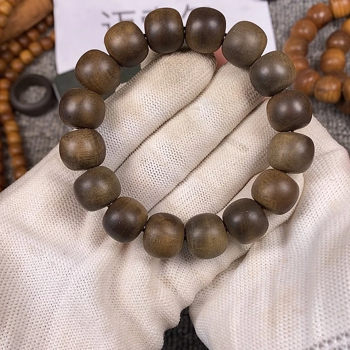 檀香木手串/手链老山檀香阴沉13/14老型珠