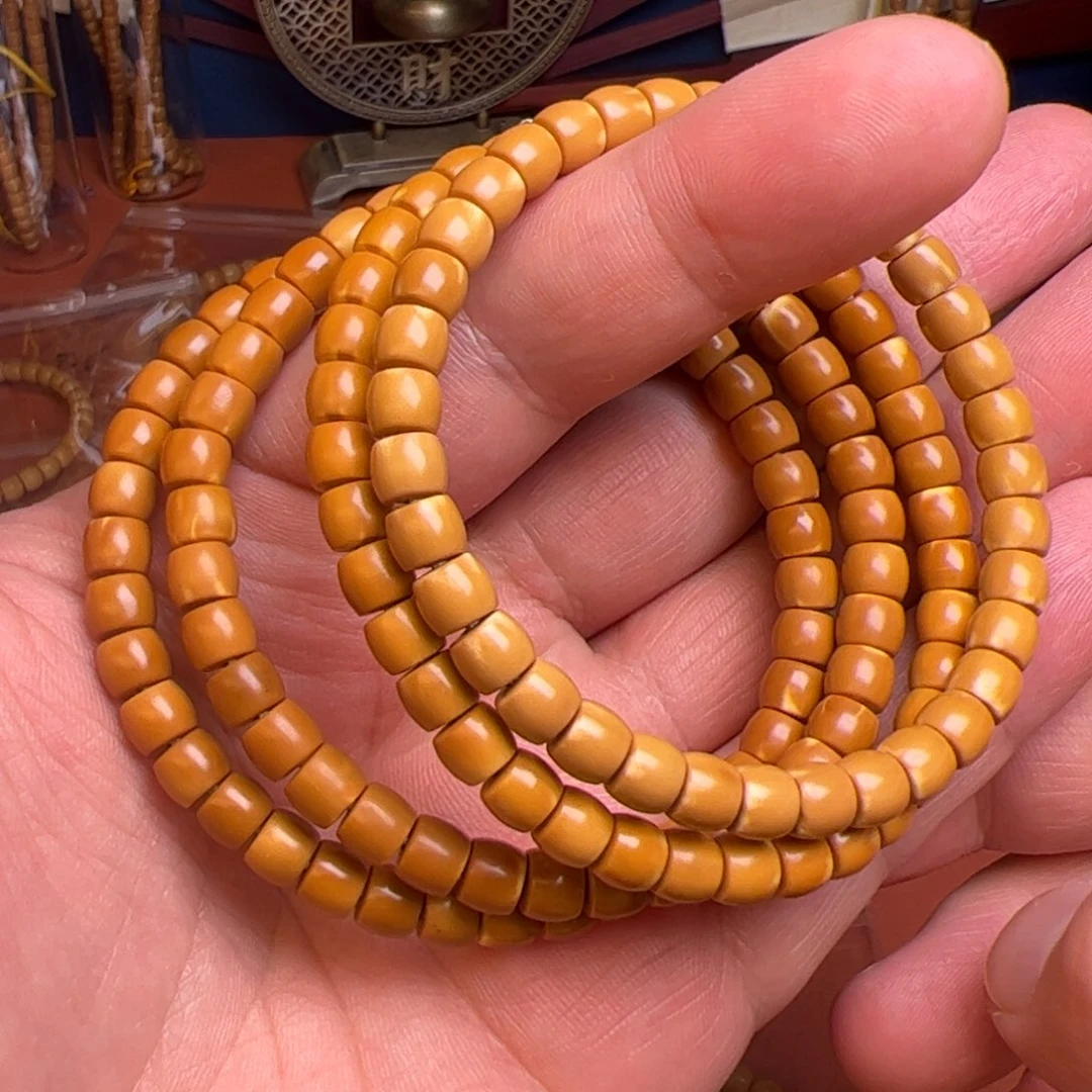 橄榄核手串老挝核尖单圈手串6.1mm