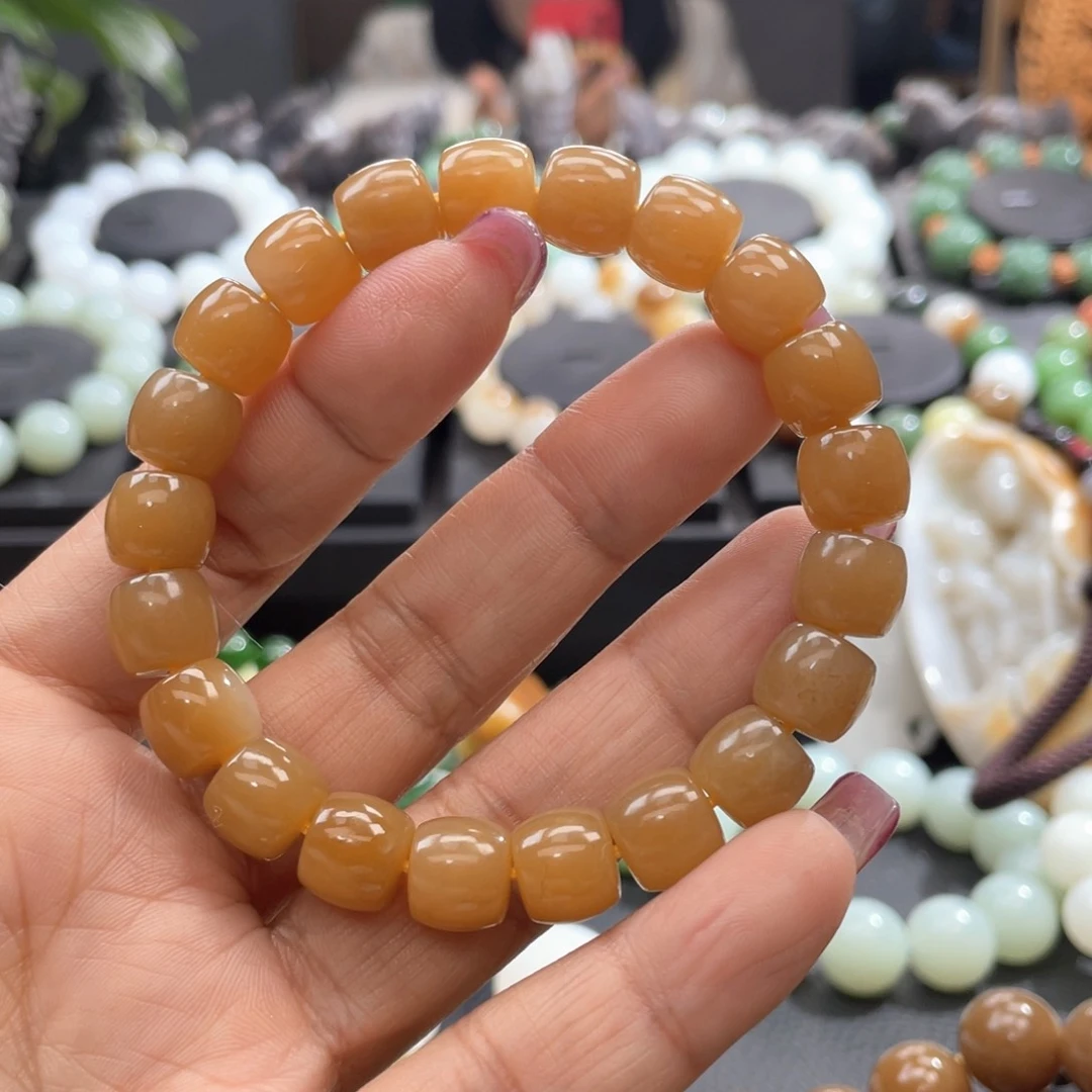 和田玉手串未镶嵌