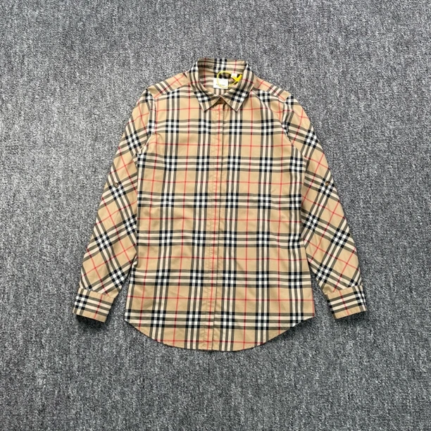 99新 BURBERRY/博柏利 5994/Burberry 格子长袖衬衫/40码/99新