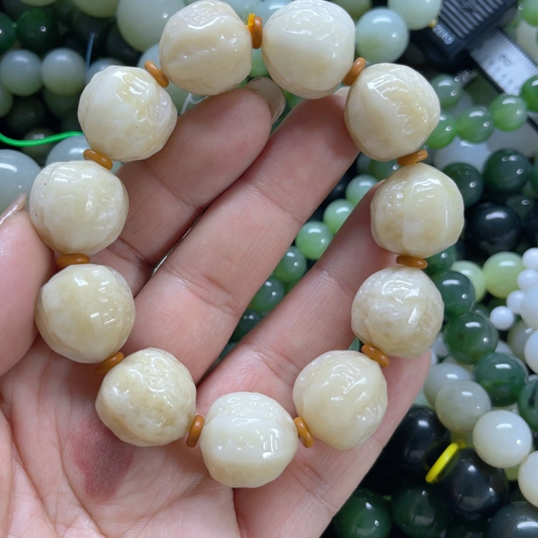 和田玉手链未镶嵌