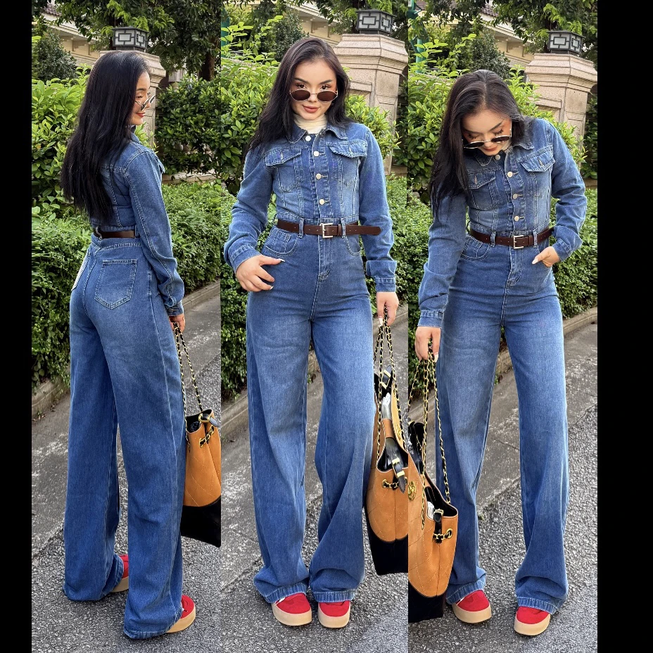 Rayhon2025年最新款连体裤高腰显瘦休闲