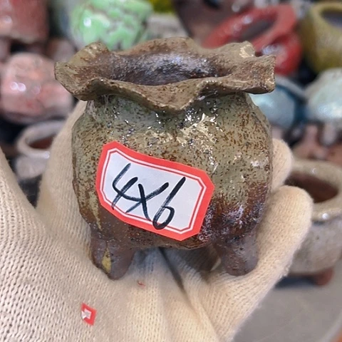 粗陶花盆手工花盆制作