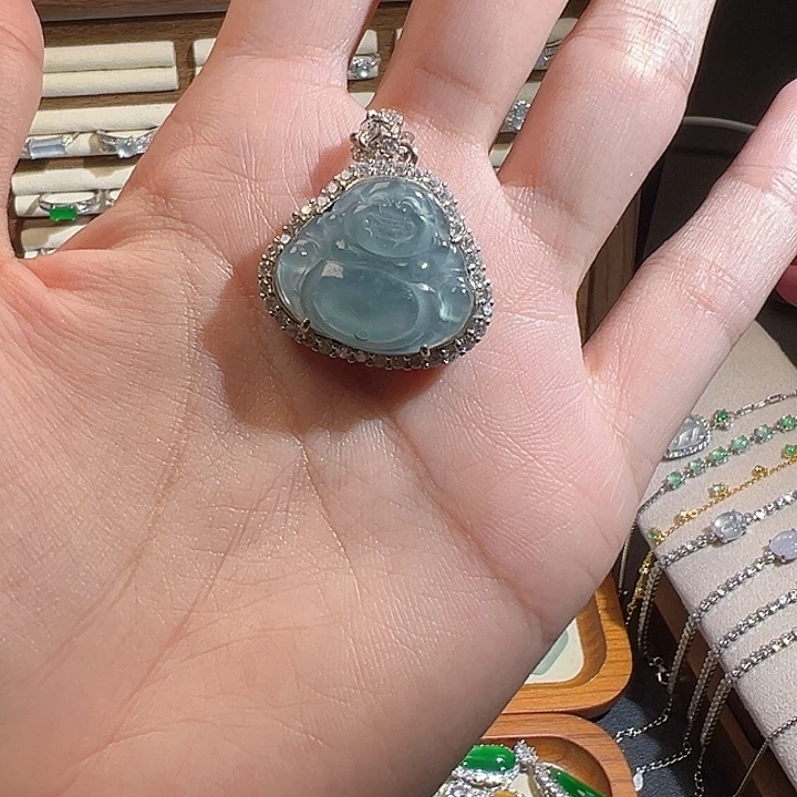 翡翠未镶嵌颈饰吊坠